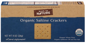 back to nature saltine crackers