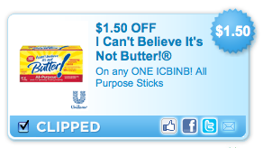 Exclusive! I Can’t Believe It’s Not Butter! Coupon