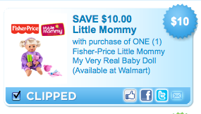 Fisher Price: Little Mommy Doll Coupon