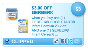 Gerber Good Start Infant Formula Coupon