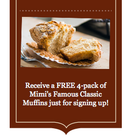 Mimi’s Cafe: Free 4-Pack of Mimi’s Classic Muffins