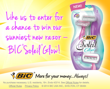 BIC: Soleil Glow Sweepstakes