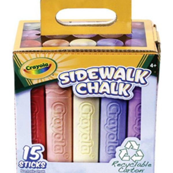 Crayola Sidewalk Chalk 15-Ct Tray Only $5.10 (Reg $15.99) « Oh Yes It's