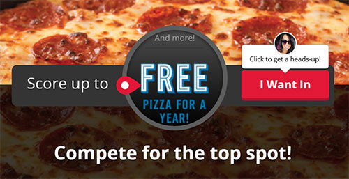 Domino’s: Win Free Pizza For A Year