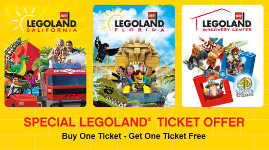 BOGO Legoland Tickets