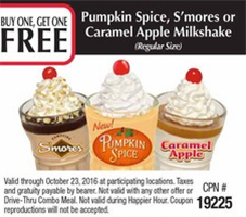 Steak N’ Shake: BOGO Free Fall Favorite Milkshakes