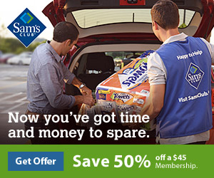 Sam’s Club: 50% Off Membership