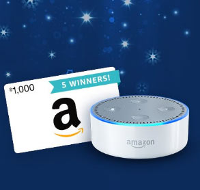 Win a $1,000 Amazon Gift Card – Ends Dec 15th