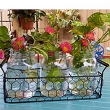 Vintage Styled Mason Jars Set W/ Rack Just $15.97 + Prime