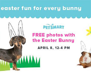 PetSmart: Free Photo W/ Easter Bunny – April 8