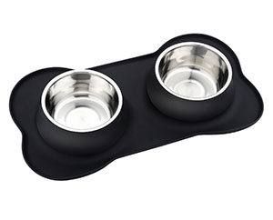 URPOWER Stainless Dog Bowls W/ Silicone Mat Just $20.99