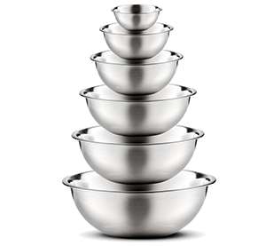 Stainless Steel Mixing Bowl Set Just $24.99 + Prime