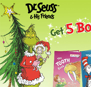 5 Dr. Seuss Books Only $5.95 + Free Shipping
