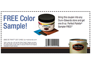 Free Dunn-Edwards Paint Sample