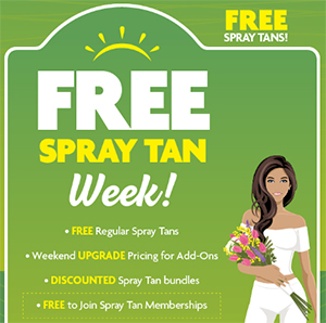 Sun Tan City: Free Spray Tan Week