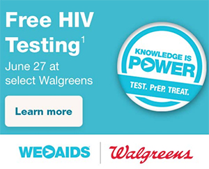 Walgreens: Free HIV Testing – June 27