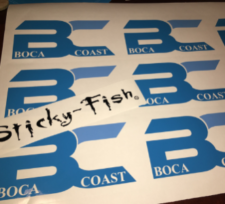 Free Sticky Fish Vinyl Decal