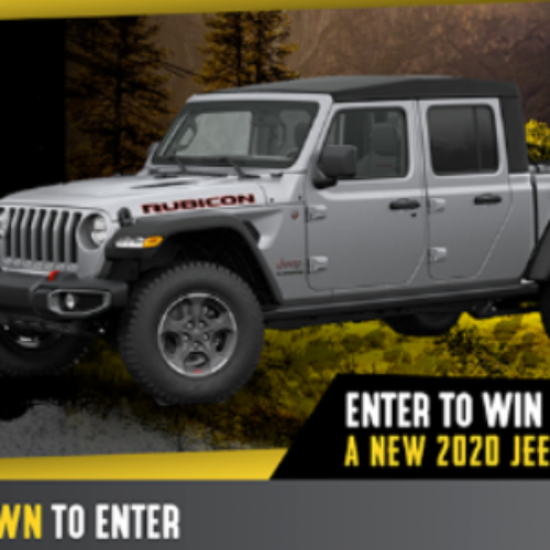 Win a 2020 Jeep Gladiator