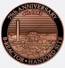 Free Hanford B-Reactor Commemorative Pin