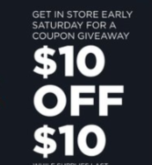 JCPenney: $10 Off $10 Coupon – May 4th