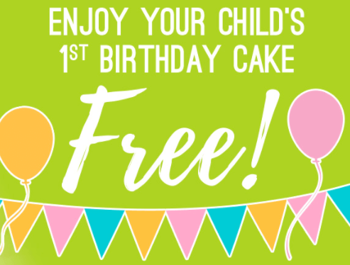 Harris Teeter: Free 1st Birthday Cake