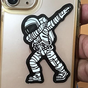 Free Mike Mongo Astronaut Sticker