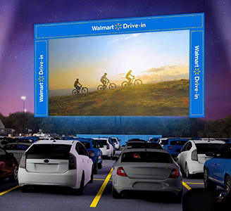 Free Walmart Drive-in Event