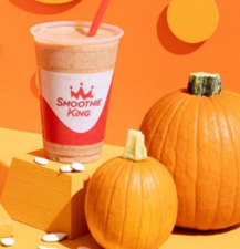 Smoothie King: Free Pumpkin Smoothie Sample