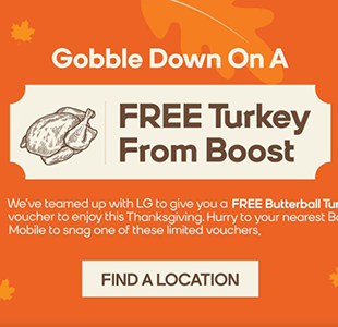 Free Turkey from Boost Mobile