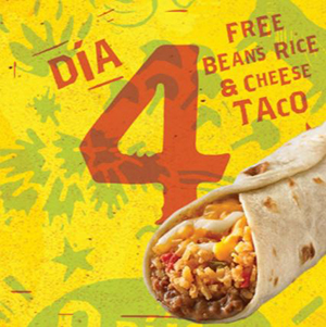 Laredo Taco: Free Beans Rice & Cheese Taco