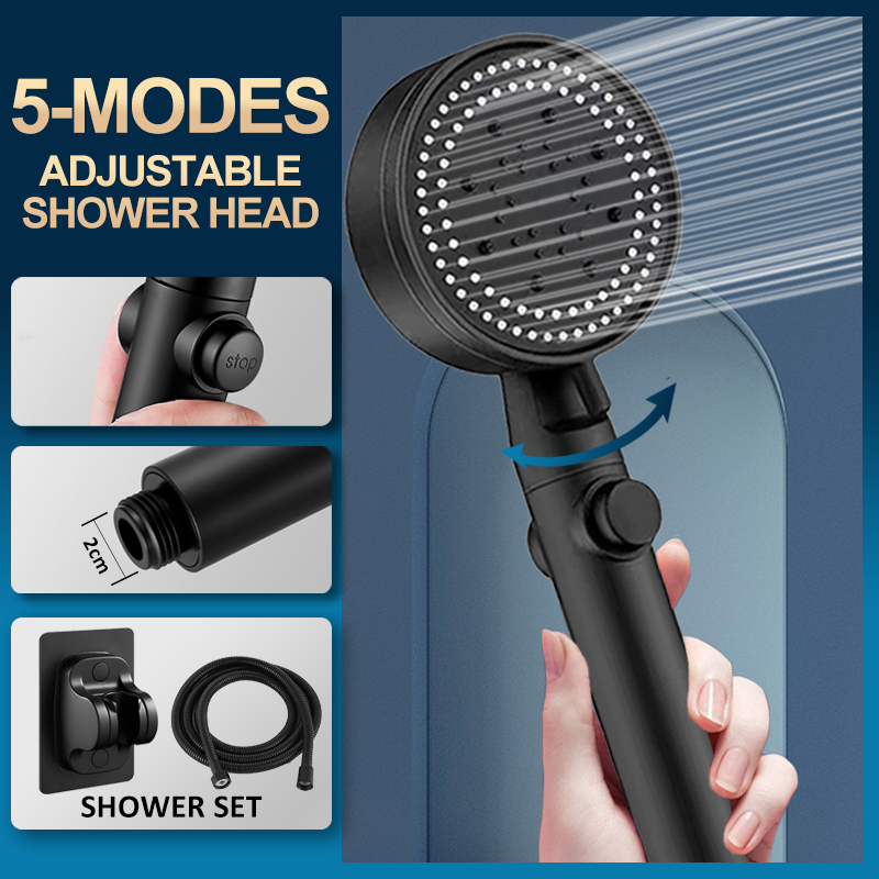 Upgrade Your Shower Experience with the Shower Head Water Saving Black – Only $8.44!