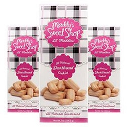 Free sample Maddy’s sweet shop shortbread snaps