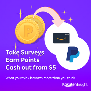 Join Rakuten Insight today and be part of influential surveys