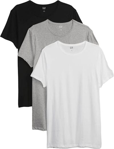 GAP Men’s 3-Pack Cotton Classic Tee T-Shirt Deal!