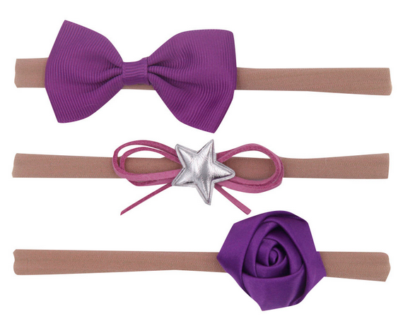 Egmy 3Pcs Kids Infant Baby Girls Hair Accessories Set for Just $5.09