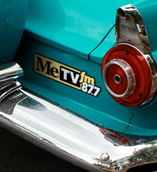 Get your free MeTVFM car magnet