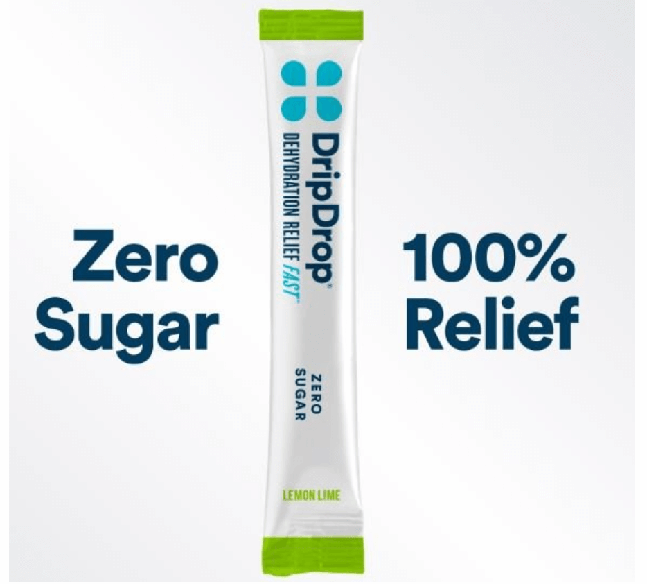 Claim your Free DripDrop Zero Hydration Relief sample