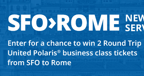 Jet Off to Rome in Style! Enter to Win United Polaris Business Class Tickets