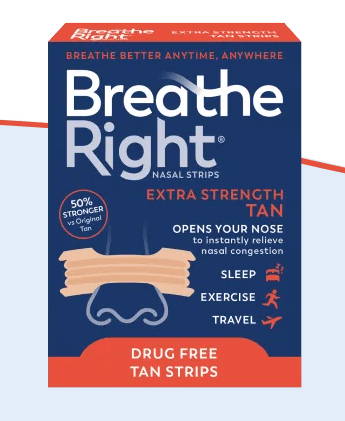 Free Sample of Extra Strength Tan Breathe Right