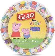 Amazon's Glad for Kids Peppa Pig Paper Plates