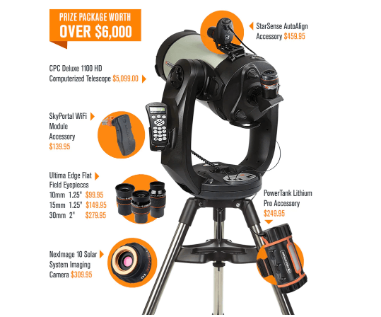 Celestron’s Win a Dream Telescope Giveaway