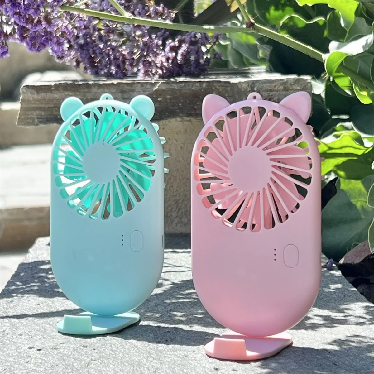 Adorable Summer USB Charging Fan Set just $8.99