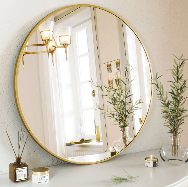 BEAUTYPEAK 20" Wall Mirror Bathroom Mirror Wall