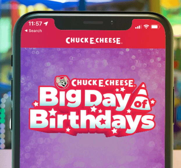 FREE 500 Birthday Parties at Chuck E. Cheese!