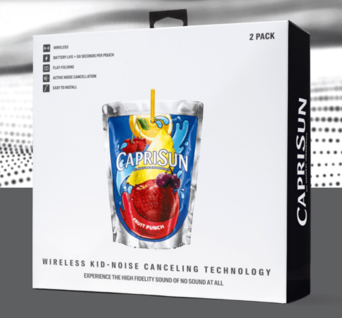 Free Capri Sun Noise Canceling Juice Drinks Starting at 12 PM ET