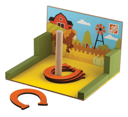 Free Horseshoe Game Workshop for kids at Home Depot