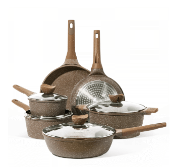 Carote 10-Piece Nonstick Cookware Set: Now $74.99