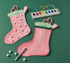 FREE Watercolor Stockings Event at Michaels