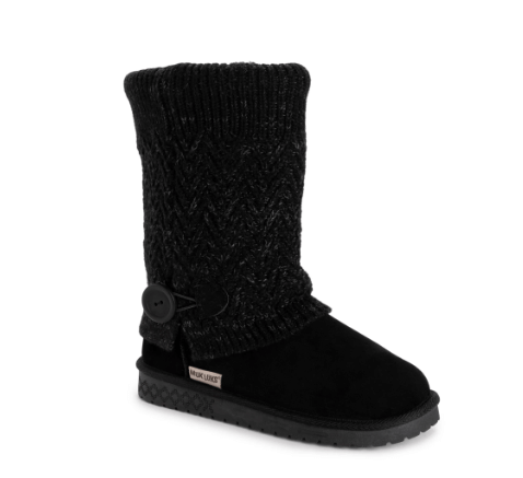 MUK LUKS Women’s Janie Knit Cuff Mid-Calf Boots at Walmart