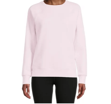 Athletic Works Women's Fleece Crewneck Sweatshirt